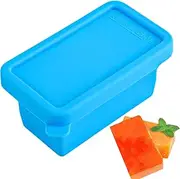 Gvblkq Silicone Freezer Tray, Soup Freezer Molds, Food-Grade Silicone Meal Prep Container, Convenient Freezing with Lid, Ideal for Storing Soups and Portions