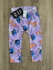 BONDS BABY LEGGINGS - FINDING NEMO - PURPLE - SIZE 1 BNWT