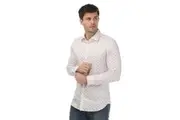 Ted Baker Mens Ardea Geometric Long-Sleeved Shirt (White) - UTGT203