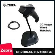 Zebra DS2208-SR7U2100SGC 2D USB Corded Handheld Barcode Scanner Kit New Sealed