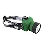 Smart Home Super Bright 7 LED Battery Operated Head Lamp in Green, 3 Pack