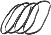 5pcs GT2 Transmission Smoothness Closed Loop Timing Belt, Thickness 1.38mm Rubber Timing Belt for Dishwashers(260mm)
