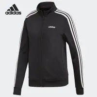 在飛比找Yahoo!奇摩拍賣優惠-Adidas/愛迪達正品新款女子三條杠運動休閑舒適夾克外套D