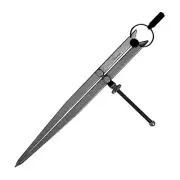 Shinwa 20cm Steel Compass with Spring B for Scoring Circles Precision Tool 200mm