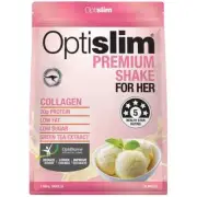 Optislim Optiman Premium Shake Protein Powder For Her 1.68kg Vanilla