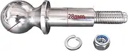 Camper Accessories Lengthen Chrome Hitch Mount Tow Ball 50mm 2 INCH Shank Dia Coupling Trailer Parts RV Camper Trailer Hitch Lock(Type D)