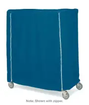 Metro 18X48X54UCMB Uncoated Polyester Cover for 18" x 48" x 54" Shelving, Zippe