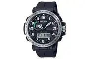 Casio PROTREK PRG-601 PRG-601-1 Climber Line Triple Sensor Solar Men's Watch (Black) (2Y Replacement Warranty) PRG601-1