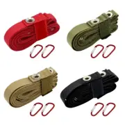 Clothesline Nylon Rope Outdoor Camping Backpacking Tool with 2 Carabiner