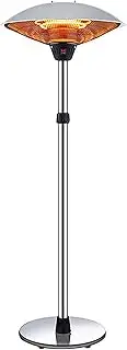 Patio Outdoor Freestanding Electric Patio Heater, Space Heater, Portable Heater Suitable as A Balcony Heater, BBQ and Outdoor Party Heater,3000W,220V,Practical