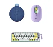 Logitech POP Keyboard and Mouse Combo with Ultimate Ears MINIROLL (Mint)
