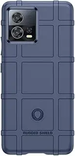 Case Compatible with Motorola Moto S30 Pro/Edge 30 Fusion Shockproof Anti-Drop TPU Soft Shell Cover Blue