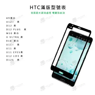 HTC滿版玻璃貼U19e U11 U12 Plus Desire 22 pro 21 20 19s 12s 10