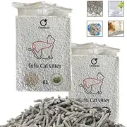 Tofu Litter 6 Litre Plant-Based Biodegradable Clumping Cat Litter Three Different Categories Available (Aloe)