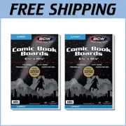 Precision Cut 24 pt Comic Book Backing Boards - 300 Count, Durable & Safe