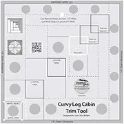 Creative Grids Non-Slip Curvy Log Cabin Trim Tool 20cm Finished Blocks