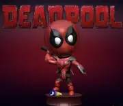 UNPAINTED Deadpool - Marvel X-Men Chibi Style 3D Printed Mini Figure BH