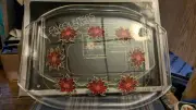 Vintage Culver Encounters A42 Acrylic Christmas Tray 12 3/4" X 18". New In Box