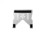 MounTech monitor mount Laptop Shelf with laptop clamps for up to 6kg 15"- Silver