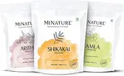 Combo Of Amla Powder Aritha & Shikakahi (Pack Of 3) | For Natural Beautiful Hair | Hair Pack for Hair, Conditioning, Smooth, and Shinny, and all types of Hair | 100 Each (100g*3)