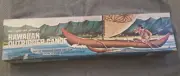 VINTAGE HAWAIIAN OUTRIGGER CANOE MODEL KIT NO. CS-1 #1009IQ