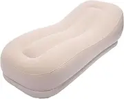 Inflatable Lounger Air Sofa, 68.9x29.5x19.7 Inch Ergonomic Skin Friendly Top Surfaces Self Inflating Sofa Bed 330.7lb Load Portable Blow Up Sofa Air Chair for Outdoor Camping