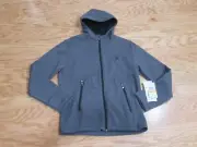 Spyder Mens HydroWeb Waterproof Soft Shell Hooded Jacket Gray
