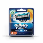 2pc Gillette Fusion Proglide Flex Ball Manual Razor Blades 4 Cartridges Pack