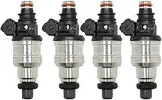 Daseeme 4pcs 550cc Fuel Injectors for Obd1 Obd2 B16 B18 B20 D15 D16 D18