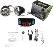 zolyet Motorcycle Handlebar MP3 Player BT Speaker Alarm Clock FM Radio o Stereo System