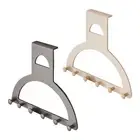 Semi Circular over The Door Hook for Hanging Stable Organizer Coat Rack Towel