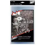 Ultra PRO 100 Count Golden Age Size Comic Bags Clear High Quality Holder Storage