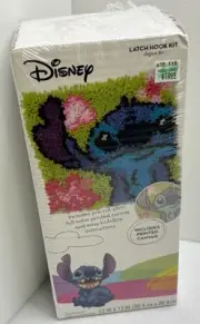 Dimensions Disney STITCH Latch Hook Kit 12"X12" NEW in Box