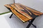 60" x 32" Epoxy Table Top, epoxy Resin table Wood & resin Furniture CenterPiece