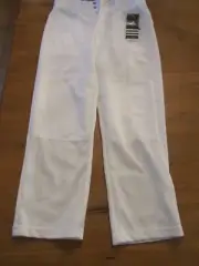 Boys Adidas Climalite Baseball Pants, NWT, S, White