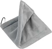 SUPVOX Cleaning Towel Golf Portable Towel Large Covers Golfing Supply Grey Fiber
