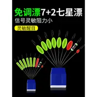 在飛比找蝦皮購物優惠-新款免調漂正品七星漂古早鯽魚專用高靈敏醒目冬季豆釣釣魚7星漂