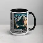 ODIN The King of the Norse black Gods 15oz Coffee Cup Fans Norse Gods Mythology
