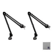 Rode PSA1 Swivel Mount Studio Microphone Boom Arm (Pair) with Polishing Cloth