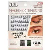 Ardell Naked Eyelash Extensions Kit, Knot-free Individual Lashes for Volume &...