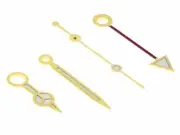 WATCH HANDS FOR ROLEX GMT II MASTER MOVEMENT 3185-16570 16710 16713 16718 GOLD