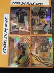 2018 phoenix refractor red adrenaline rush #d/299 antonio brown steelers