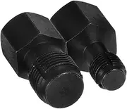 2pcs Sleeve Socket Thread Repair Thread Tool Black Metal