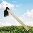 Mini Hoe with Wooden Handle Garden Hand Hoe Hand Cultivator (38*6.5*12CM ) AU