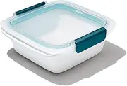 OXO Prep & Go Sandwich Container, 1 Litre /19 x 19 x 7 cm White 4.3 Cup