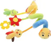 JUMPLAWN Stroller Arch Plush Comfort Doll with Tactile Tags for Sensory Development Crib and Stroller Hanging for All Purpose Design for Security and Comfort