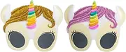 [Healeved] 2pcs Decorative Unicorn Party Glasses Adorable Cartoon Themed Eyewear Fun Photo Props for Creative Celebrations Bright Colors Catch Attention Lightweight and Portable Accessories