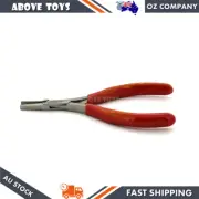 5" Flat Nose Plier Jewelry Beading Cars Model Tool Maintenance Red Nipper Pliers