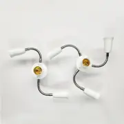 Adjustable White E27 Base Light Socket Splitter LED Bulbs Holder Converter_si