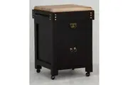CT Heritage Petit 2 Door 1 Drawer Butcher's Block - Chocolate